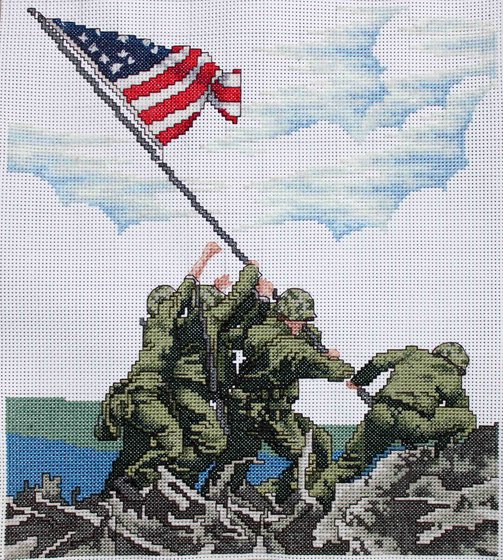 Работа «Коллекция от фирмы Stoney Creer America at war. Водружение флага»