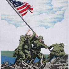 Работа «Коллекция от фирмы Stoney Creer America at war. Водружение флага»