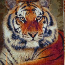Работа «Тигр ( 120 цветов )»