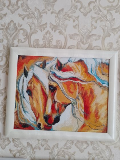 Работа «Огненные кони»