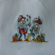 Работа «Бабушки с соленьями»