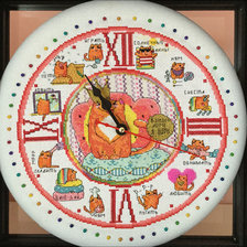 Работа «Часы. Кот в доме хозяин»