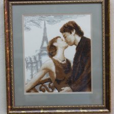 Работа «Парочка. Перенабор Vervaco»