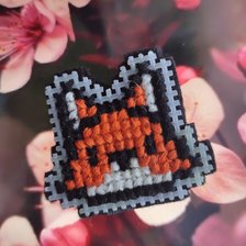 Работа «Значок с лисой»