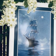 Работа «Парусник в тумане»