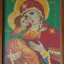 Работа «Владимирская икона Божьей Матери»