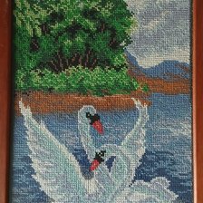 Работа «Пара лебедей»