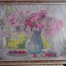 Работа «малина и цветы.    2020»