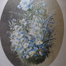 Работа «Golden Kite 2150, Wild Flower Bouquet (Raoul de Longpre)»