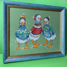 Работа «Гусята. Автор дизайна AlenaStitch»