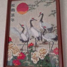 Работа «Журавли»