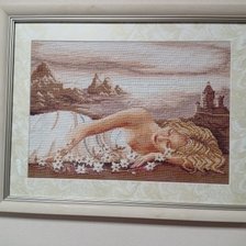 Работа «Девушка у моря»