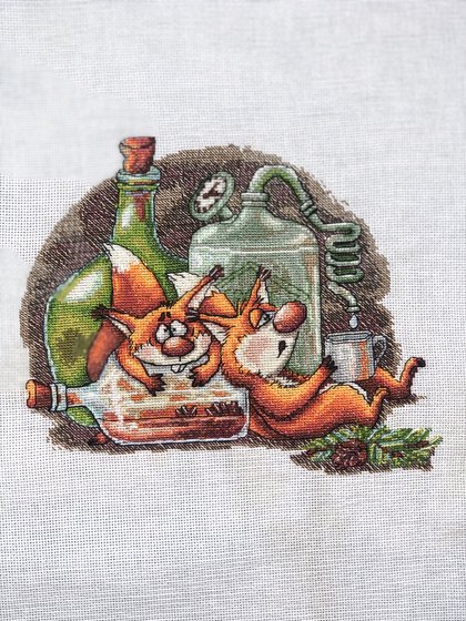 Работа «Самогонщики»