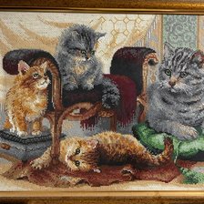 Работа «Семейство котов»
