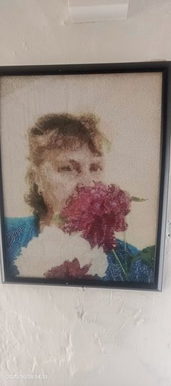 Работа «Портрет мамы»