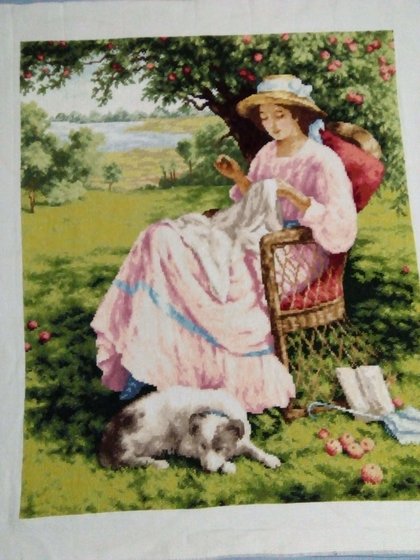 Работа «яблоневый сад»