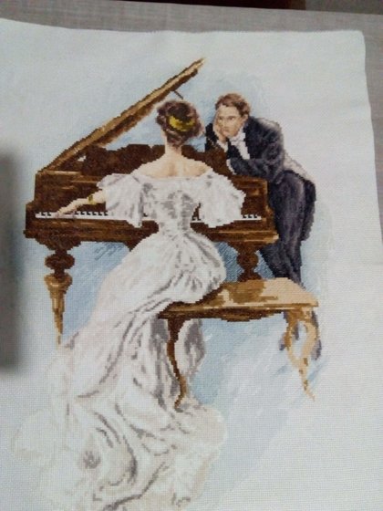 Работа «дама в белом»