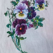 Работа «Анютины глазки»