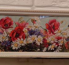 Работа «Полевые цветы»