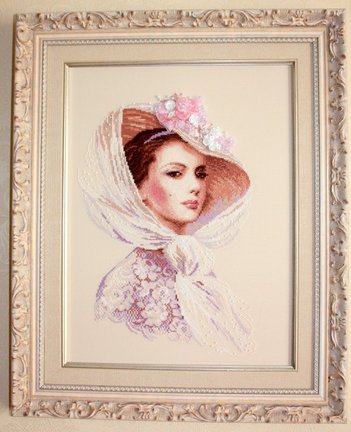 Оформление вышивок «Бархатный вечер» и «Сиреневый вечер» №9836