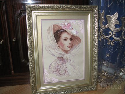 Оформление вышивок «Бархатный вечер» и «Сиреневый вечер» №9869