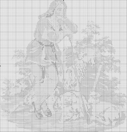 Старинная вышивка №9998