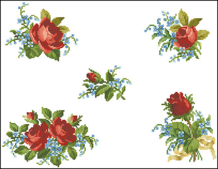 Старинная вышивка №10003