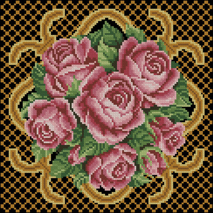 Старинная вышивка №10004