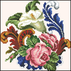 Старинная вышивка №10030