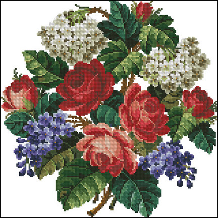 Старинная вышивка №10037