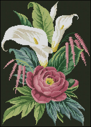 Старинная вышивка №10040