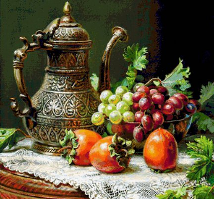 Натюрморт. Схема с этого сайта. №13385