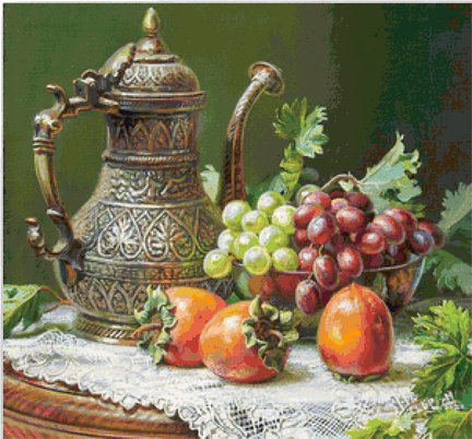 Натюрморт. Схема с этого сайта. №13431