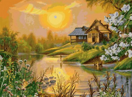 Вышивка по схеме Crosti.Ru в процессе №14217