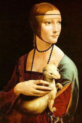 Дама с горностаем №15234