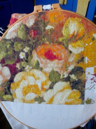 «Шикарный букет, живопись» в процессе №16925