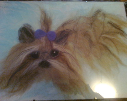 Шерстяная акварель (очень интересный вид рукоделия) №17410