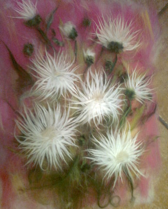 Шерстяная акварель (очень интересный вид рукоделия) №17412