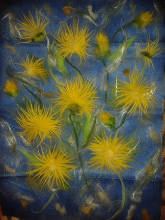 Шерстяная акварель (очень интересный вид рукоделия) №17516