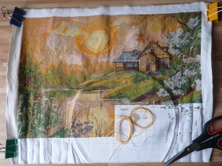 Вышивка по схеме Crosti.Ru в процессе №17698