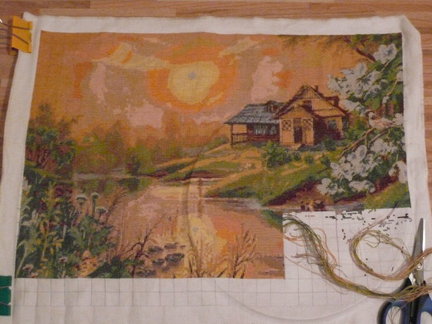 Вышивка по схеме Crosti.Ru в процессе №18937