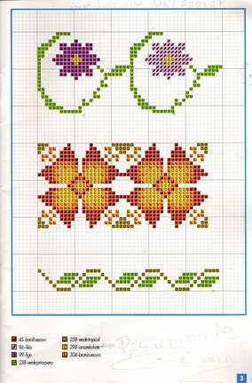 Небольшие цветы и бордюры №19980