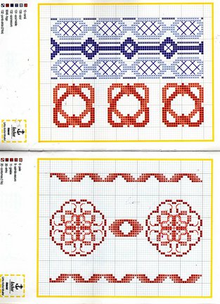 Небольшие цветы и бордюры №20065