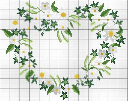 Небольшие цветы и бордюры №20114