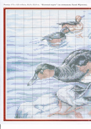 Красивые вышивки с небольшой цветовой гаммой №20657