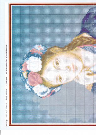 Красивые вышивки с небольшой цветовой гаммой №20845