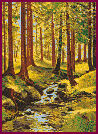 Ручей в лесу №21315