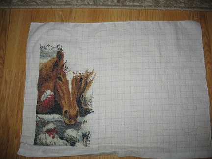 Процесс «Лошадки зимой» №22050