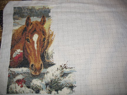 Процесс «Лошадки зимой» №22052