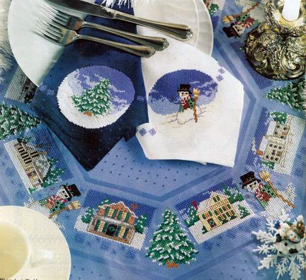 Новогодние и рождественские скатерти №22743